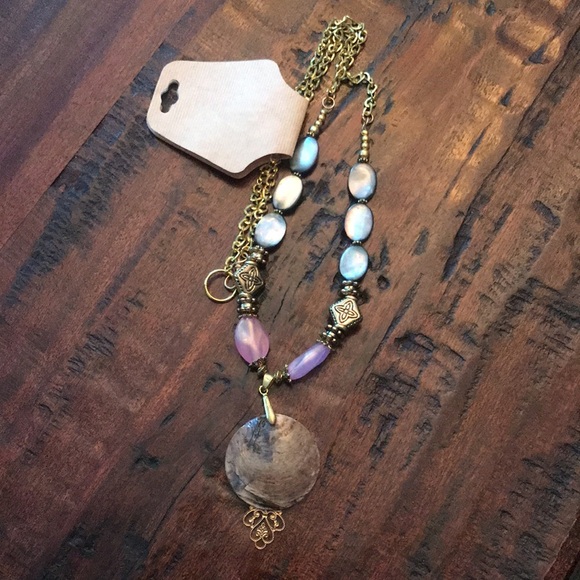 Handmade Shell Boho Necklace - Picture 4 of 4